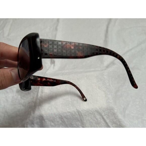 LIZ CLAIBORNE Sunglasses L536/S Polished Black Wrap 57-16-130 FRAMES ONLY - Picture 8 of 13